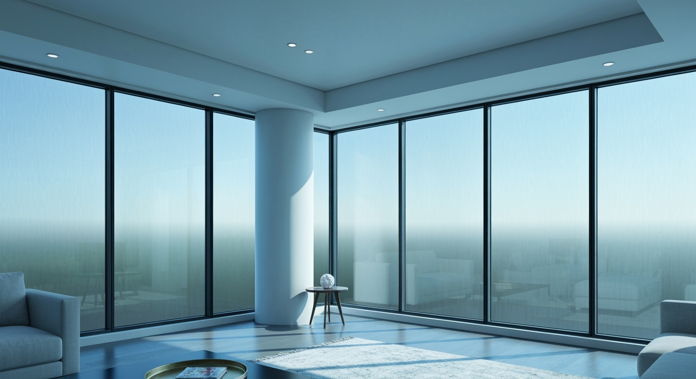 Czym i jak zasłonić szyby w drzwiach pokojowych? 2