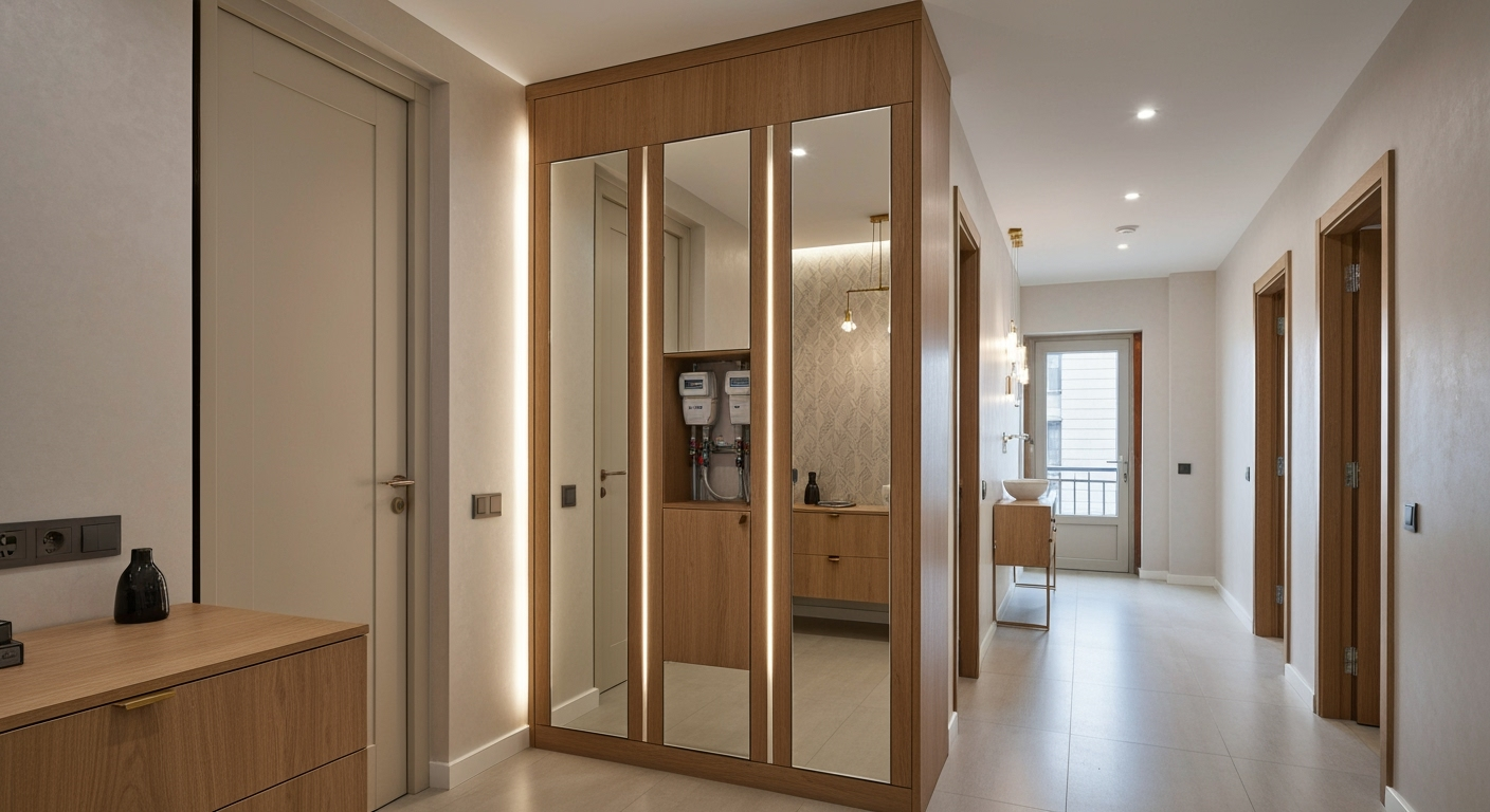 Jak zabudować licznik elektryczny w przedpokoju? 2