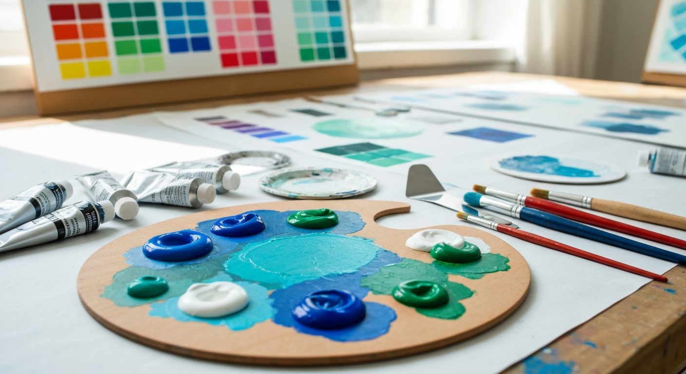 Jak uzyskać kolor turkusowy? Jakie kolory zmieszać?